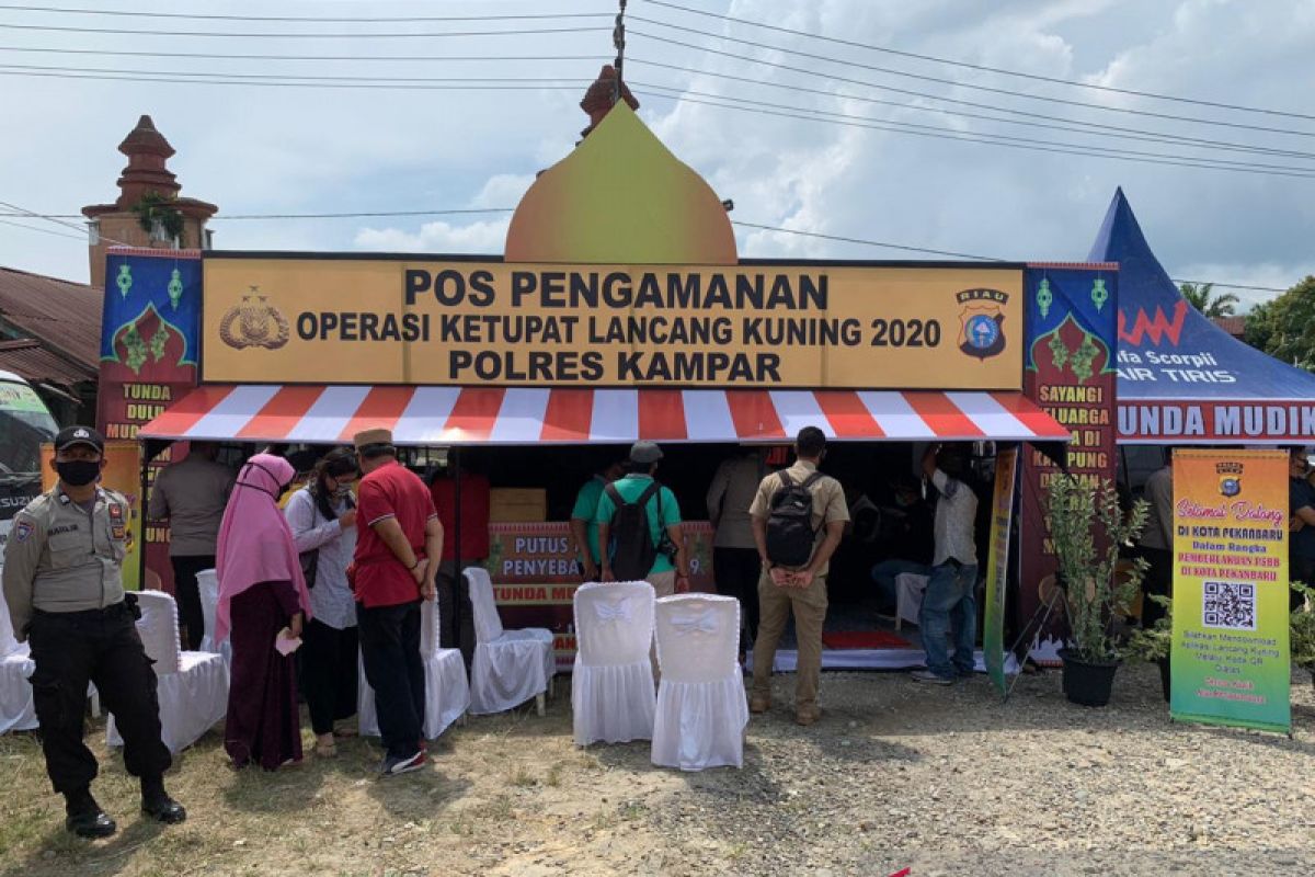Polda Riau siagakan 60 pos pengamanan cegah warga mudik