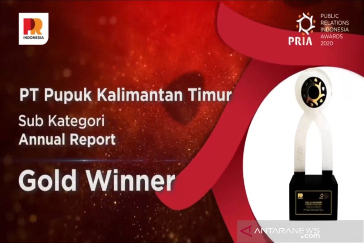 Pupuk Kaltim Raih 4 Penghargaan PR Indonesia Award 2020