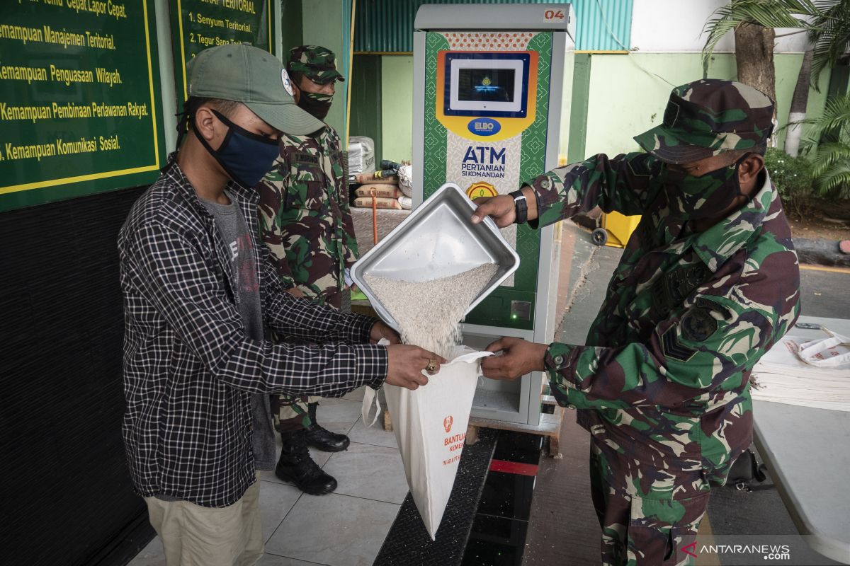 Kementan salurkan 155 ton beras melalui ATM