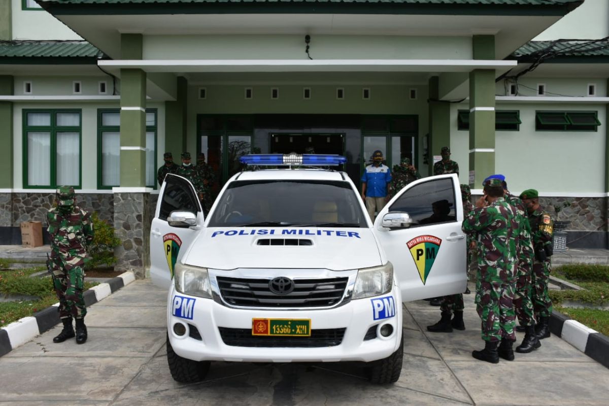 Sub POM Korem 133 terima mobil Patwal dari hibah Pemprov Gorontalo