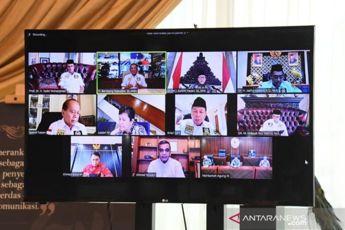 Bamsoet: MA respon positif laporan lembaga di Sidang Tahunan MPR