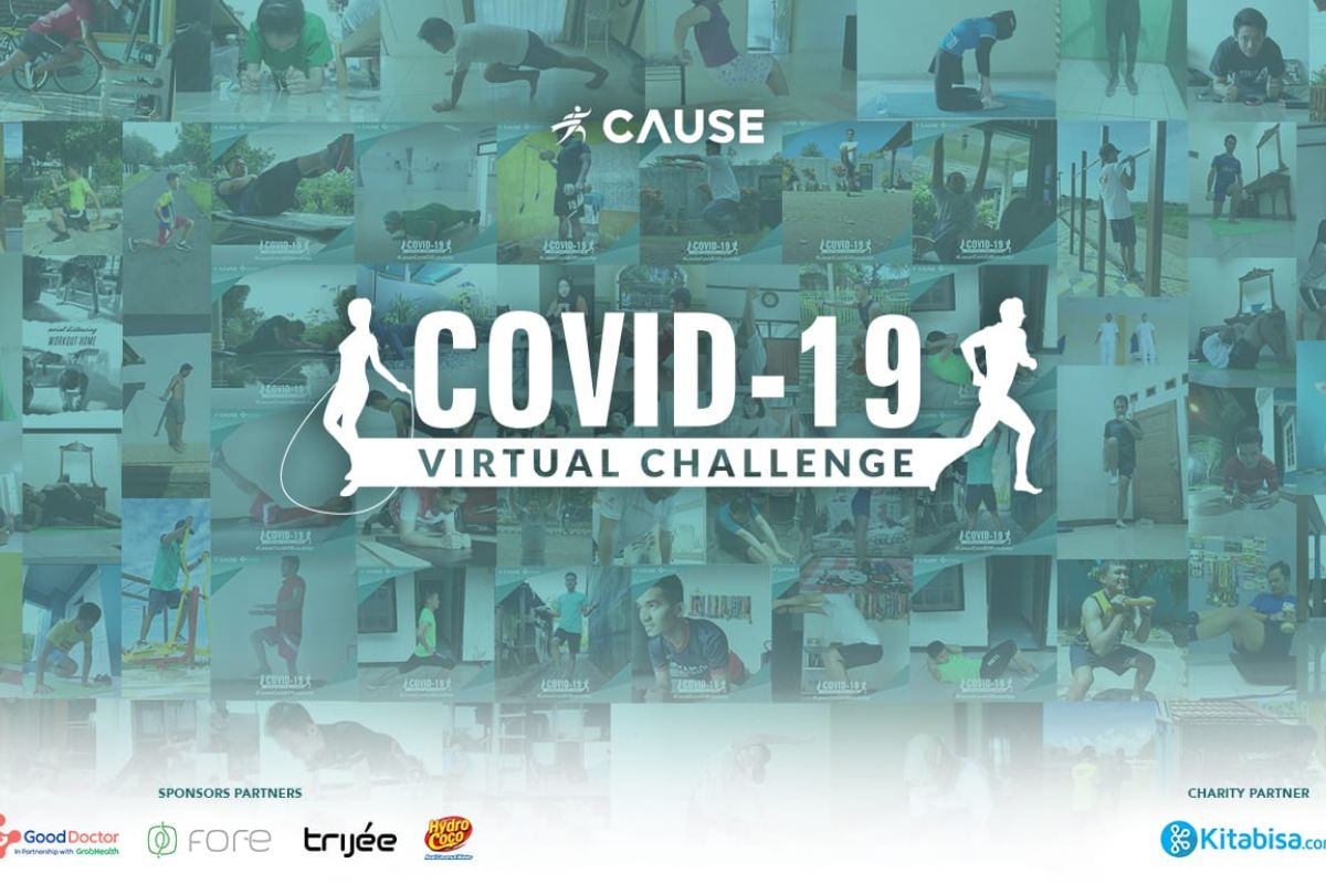 Masyarakat diajak olahraga virtual bertajuk 'COVID-19 Virtual Challenge'