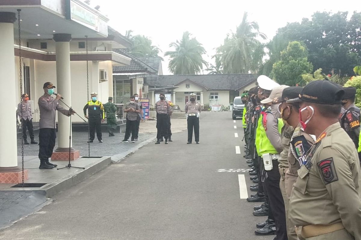 Polres dan Kodim di Lampung Timur patroli skala besar cegah corona