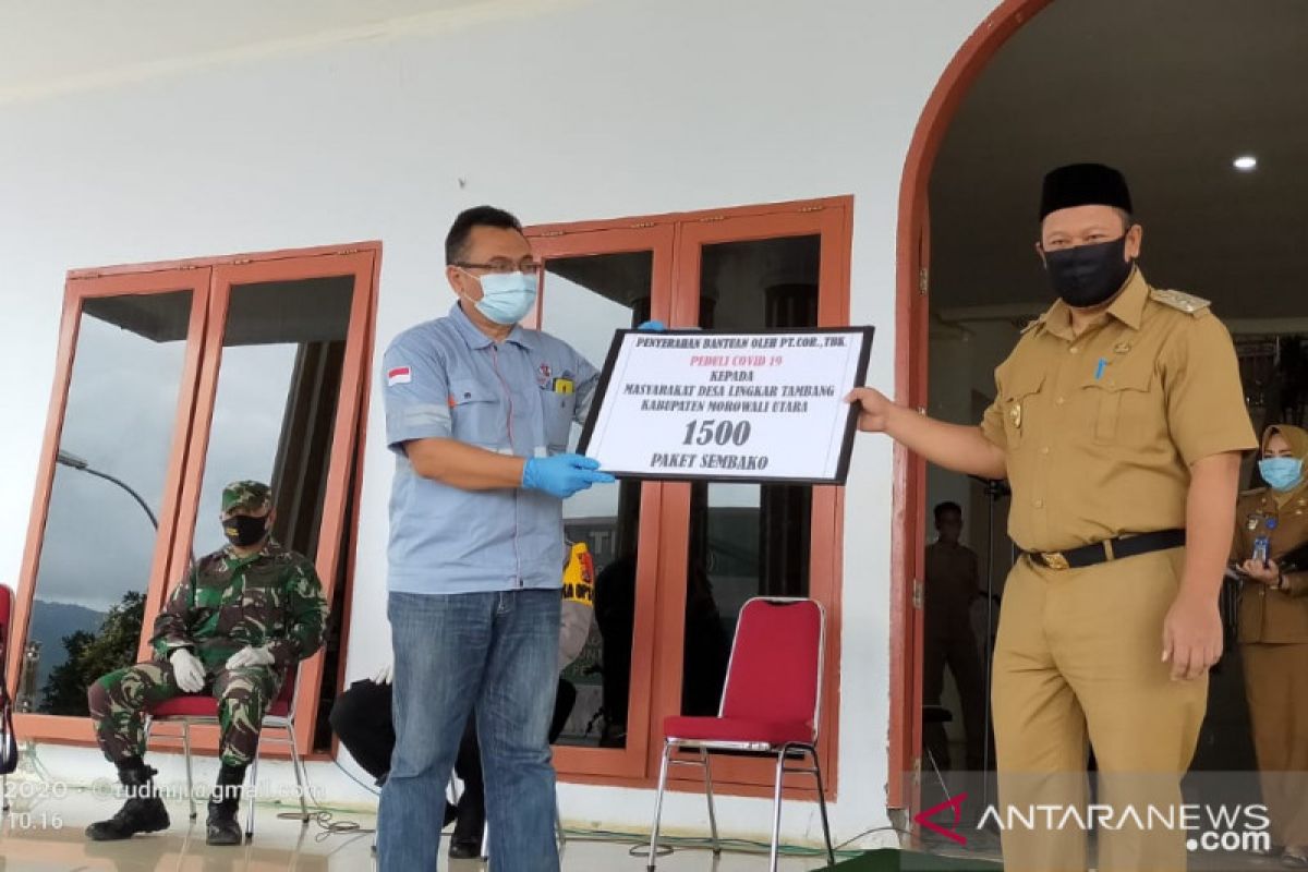 PT COR Indonesia salurkan sembako dan alkes untuk cegah COVID-19