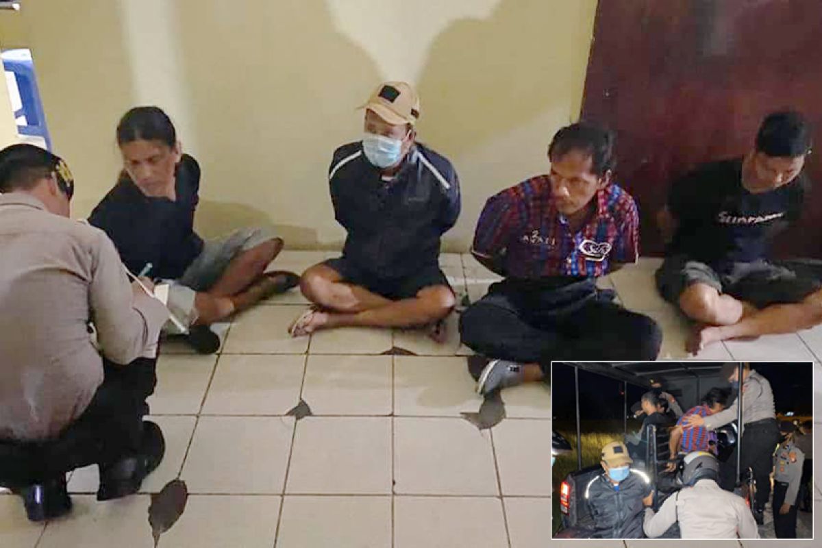 Polisi bekuk empat penjudi 'dadu gurak' ditengah pendemi COVID-19