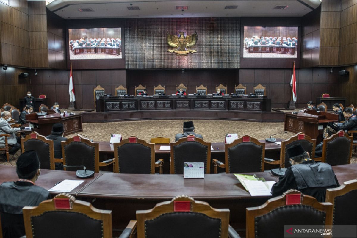 MK bahas uji materi Perppu COVID-19 secepatnya