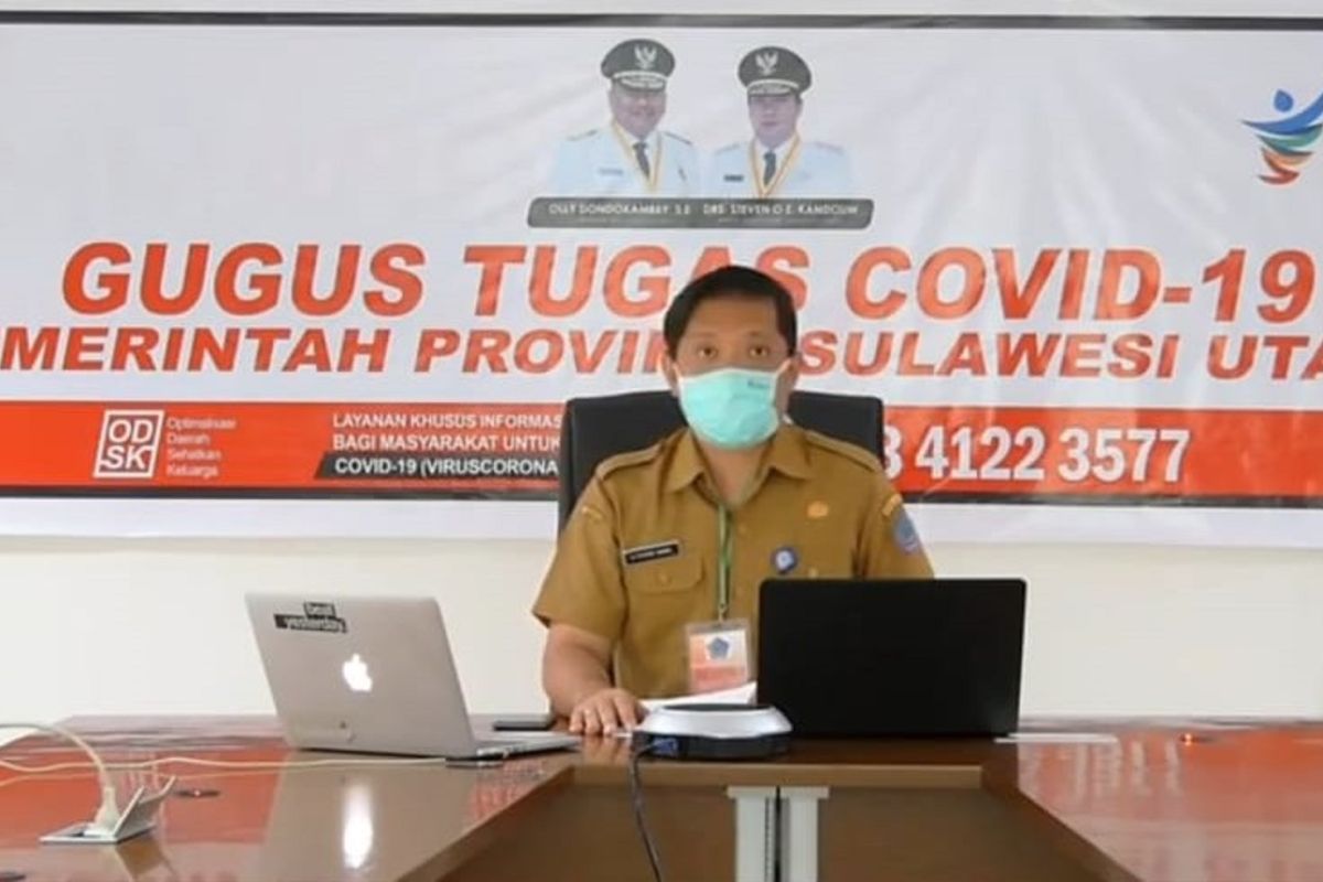 Pasien terkonfirmasi positif COVID-19 di Sulut bertambah tiga orang