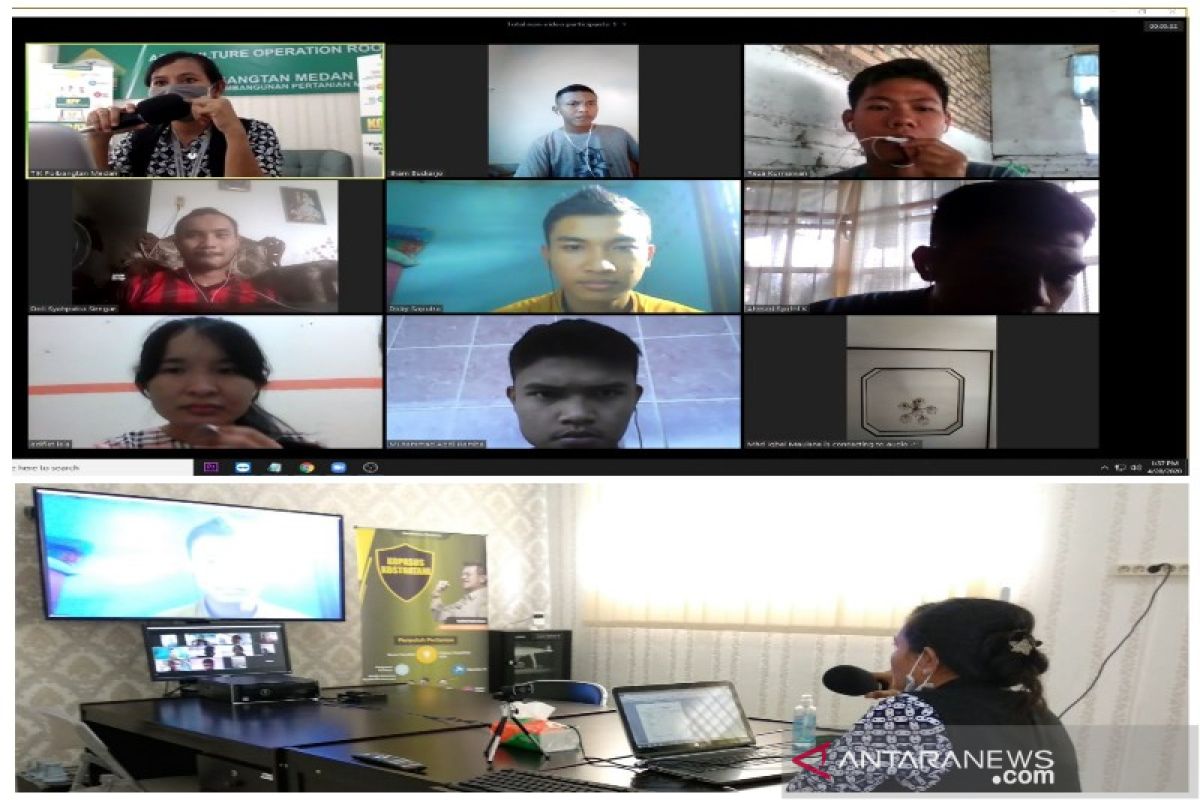 Antisipasi pandemi COVID-19, ujian PKL mahasiswa Polbangtan Medan melalui online