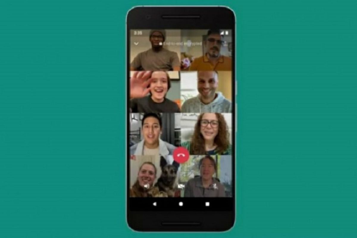 "Video call grup " WhatsApp sekarang bisa delapan orang