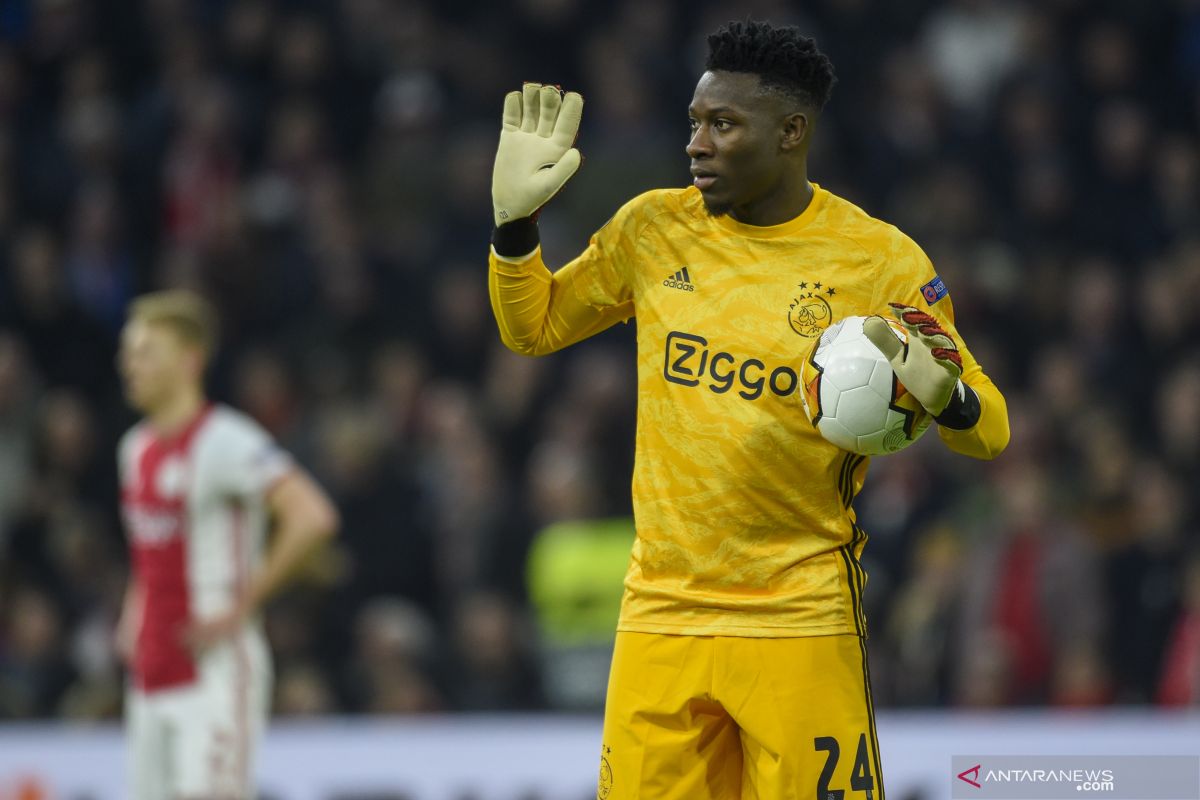 Andre Onana emoh di Ajax Amsterdam