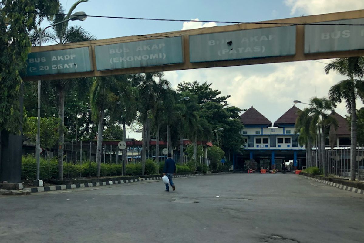 Kedatangan bus AKAP di Terminal Giwangan berkurang hingga 90 persen