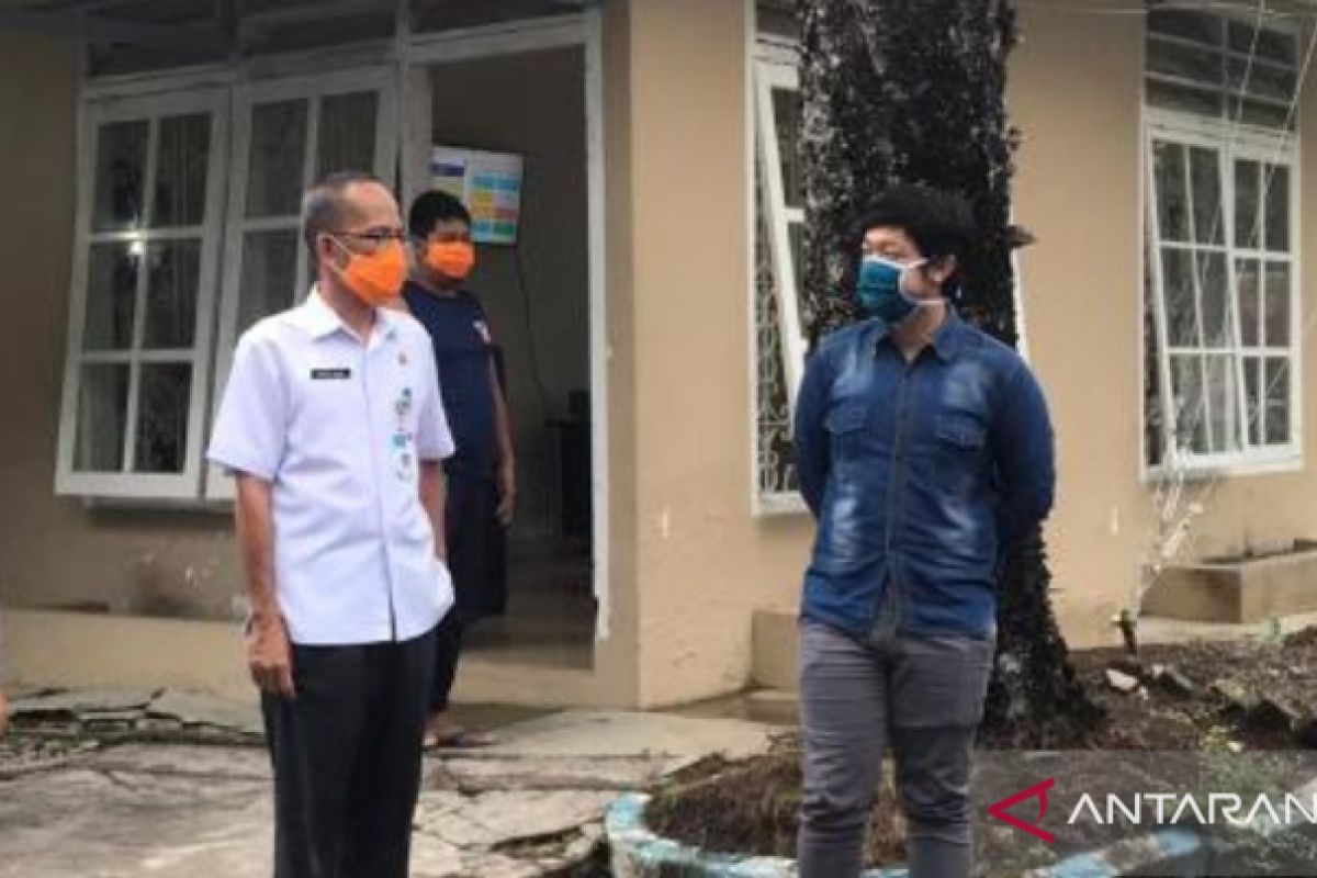 Kapolres Bangka cek posko bersama gugus tugas siaga bencana COVID-19