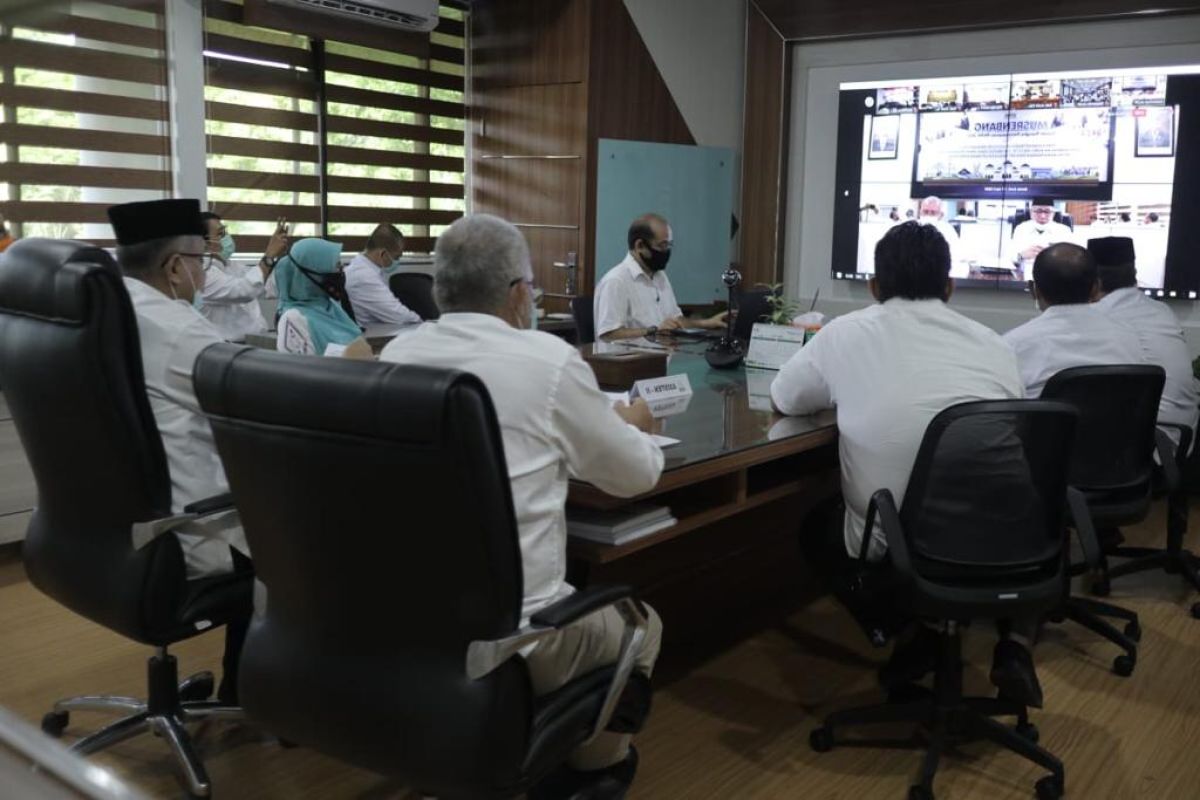 Plt Gubernur pimpin Musrenbang 2021 via video conference