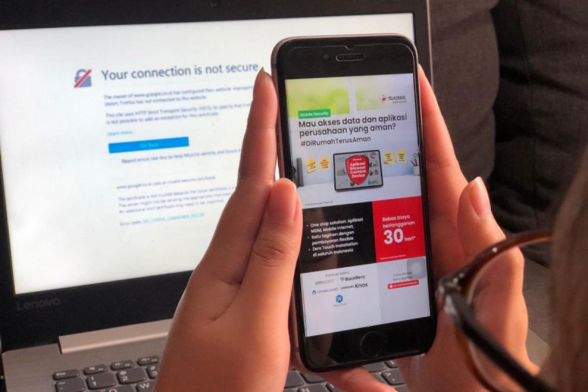 Telkomsel "mobile security" solusi amankan data perusahaan saat WFH