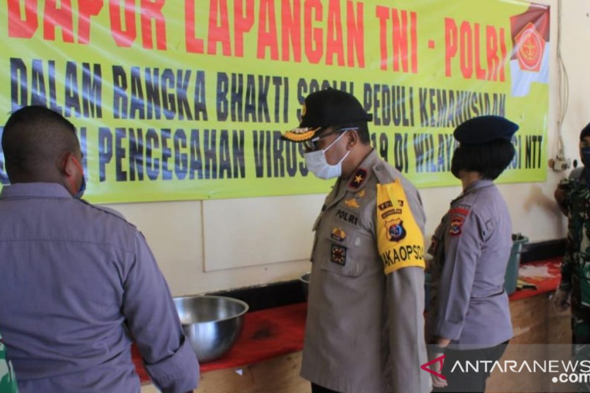 Wakapolda NTT minta dapur umum TNI-Polri harus selalu bersih