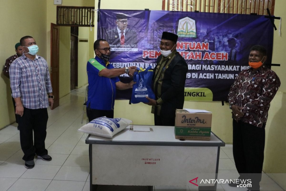 Aceh Singkil terima 3.764 paket bantuan dampak COVID-19