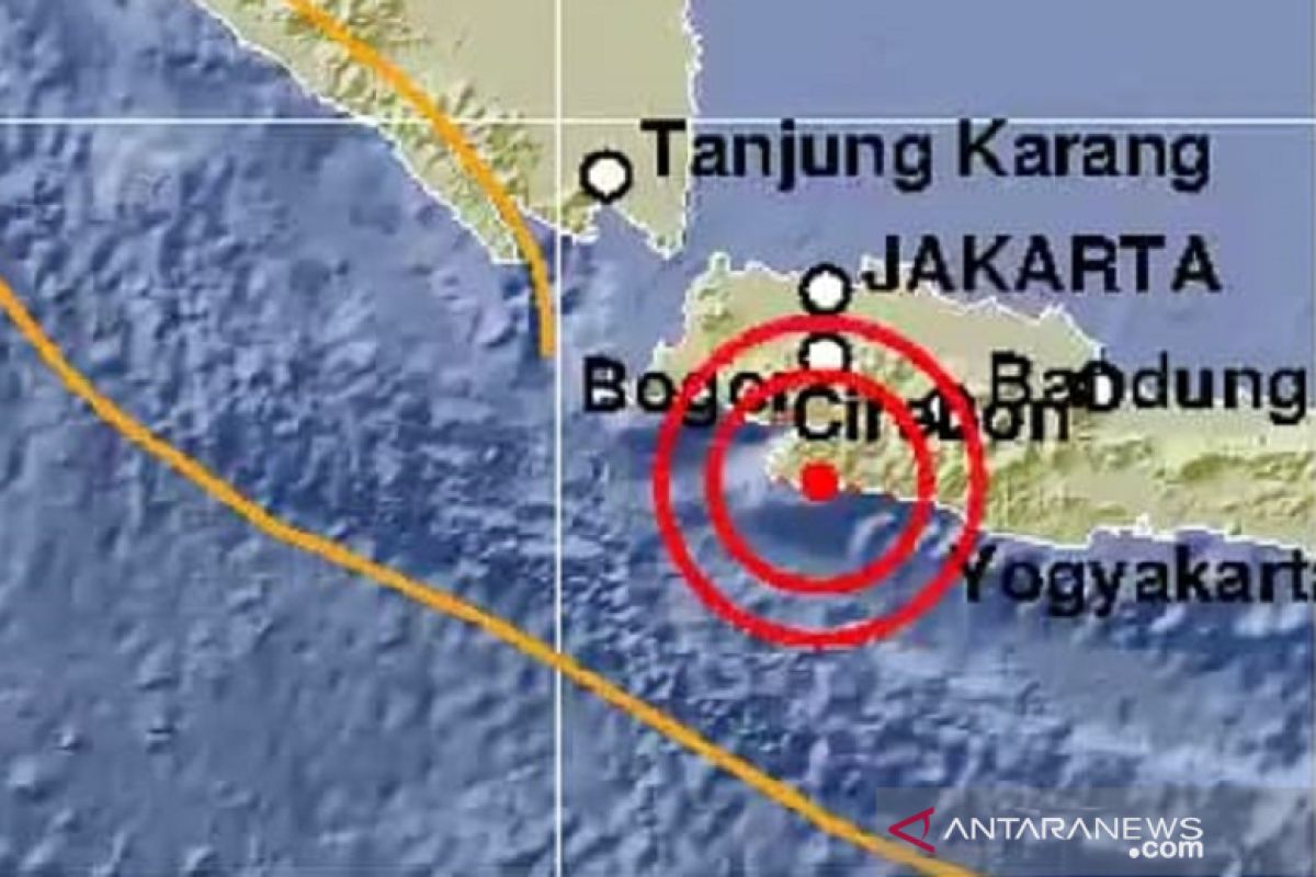 Gempa magnitudo 5,0 SR guncang  Sukabumi