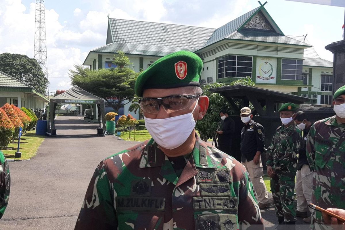 Danrem 042/Gapu pastikan prajurit dan PNS-nya tidak cuti mudik