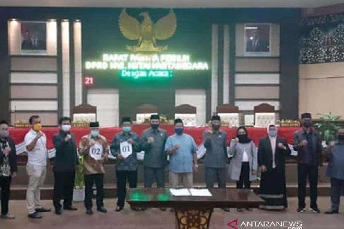 Panlih lakukan penetapan dan pencabutan Nomor urut Cawabub Kukar