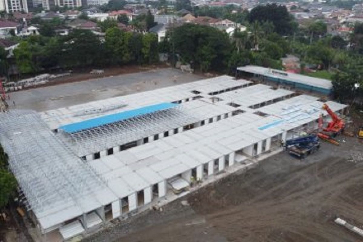 Pertamina sulap lapangan sepak bola jadi rumah sakit darurat rujukan COVID-19