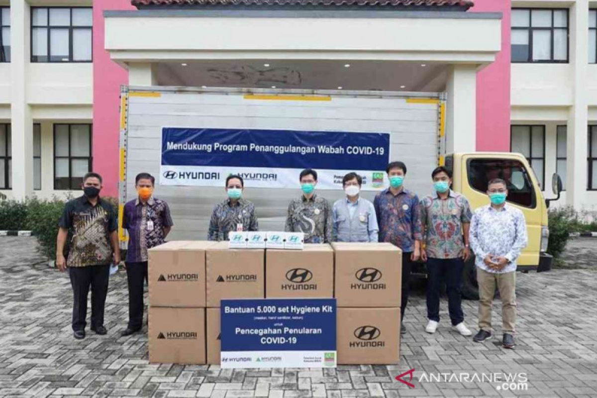 Bekasi terima bantuan 5.000 alat kebersihan dari Hyundai Motor