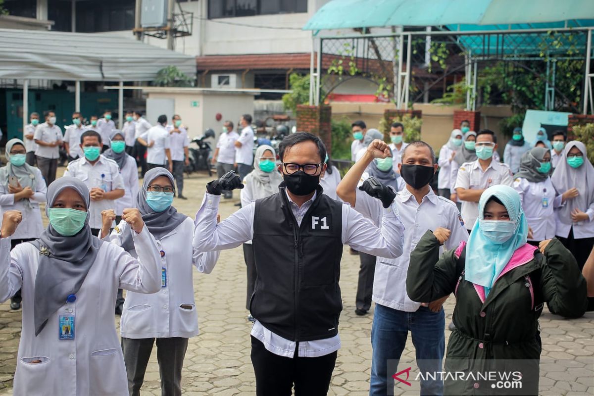 Bima Arya berikan semangat kepada pegawai RSUD Kota Bogor