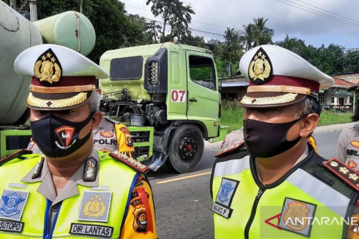 Ditlantas Polda Jambi: 94 angkutan mudik putar balik