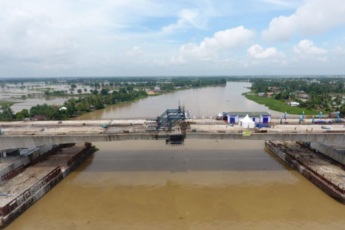 Waskita selesaikan Jembatan Ogan di ruas Tol Kayu Agung-Palembang