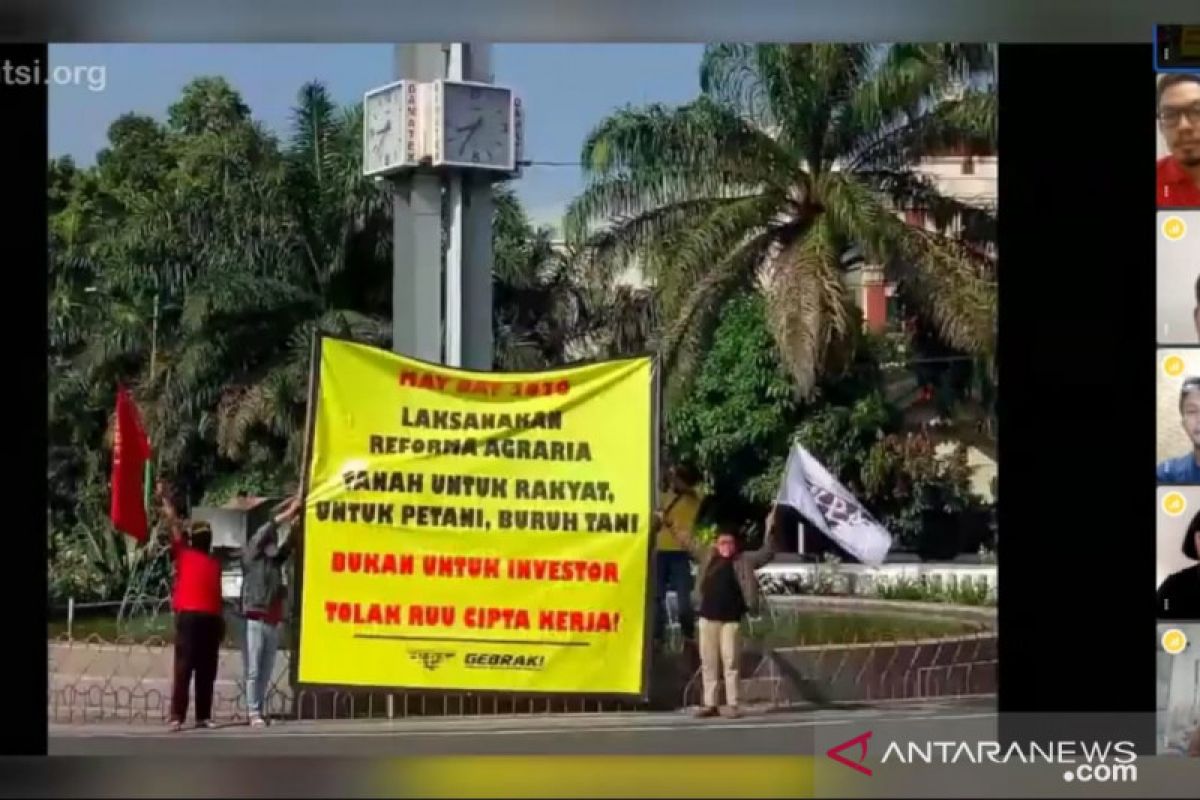 GEBRAK ajukan tiga hal di hari buruh 2020