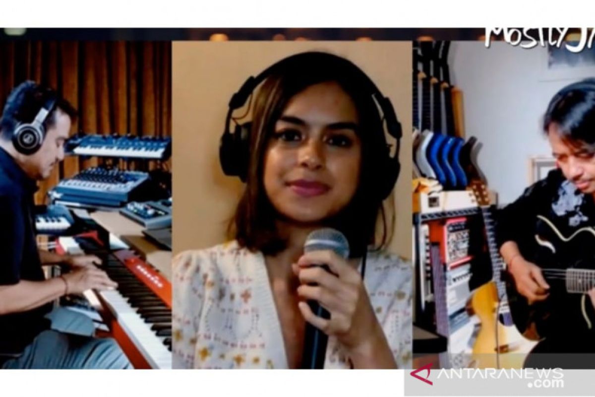 Kolaborasi virtual musisi Eva Celia dan Tohpati "Mostly Jazz Live" bertujuan galang dana amal