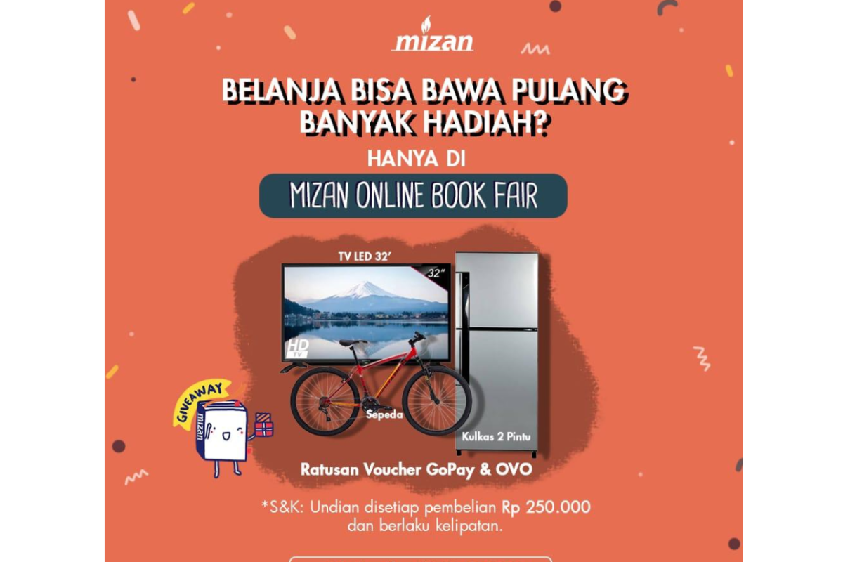 Mizan gelar pameran buku daring, ada diskon hingga 90 persen