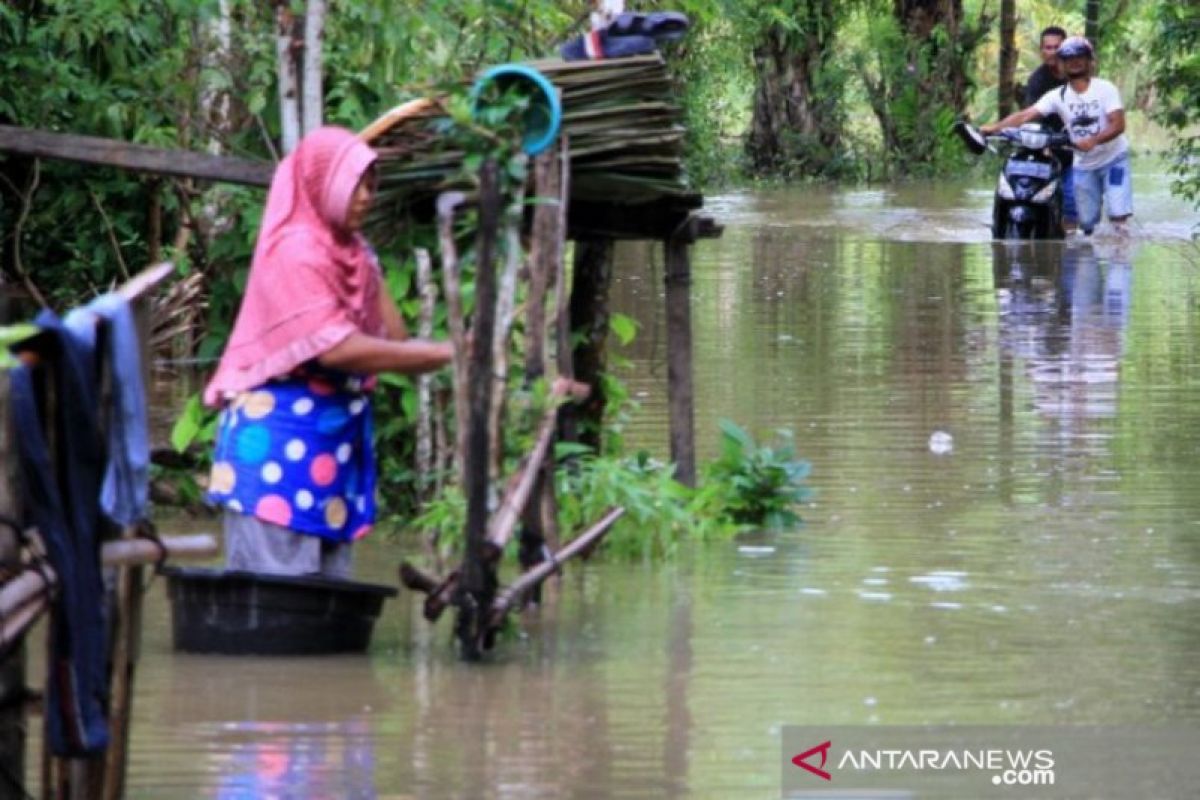 Banjir meluas, 14 desa masih terendam banjir di Aceh Barat