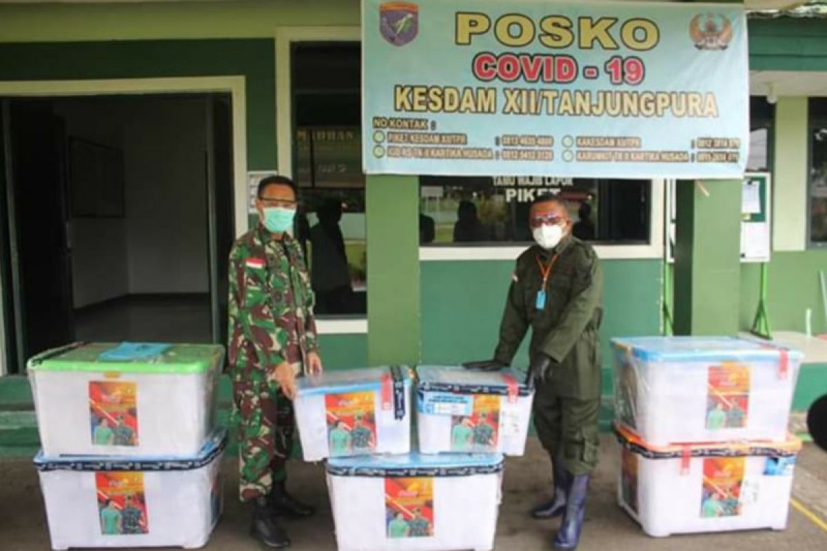 KSAD berikan bantuan matkes pada Kesdam XII/Tpr tangani corona