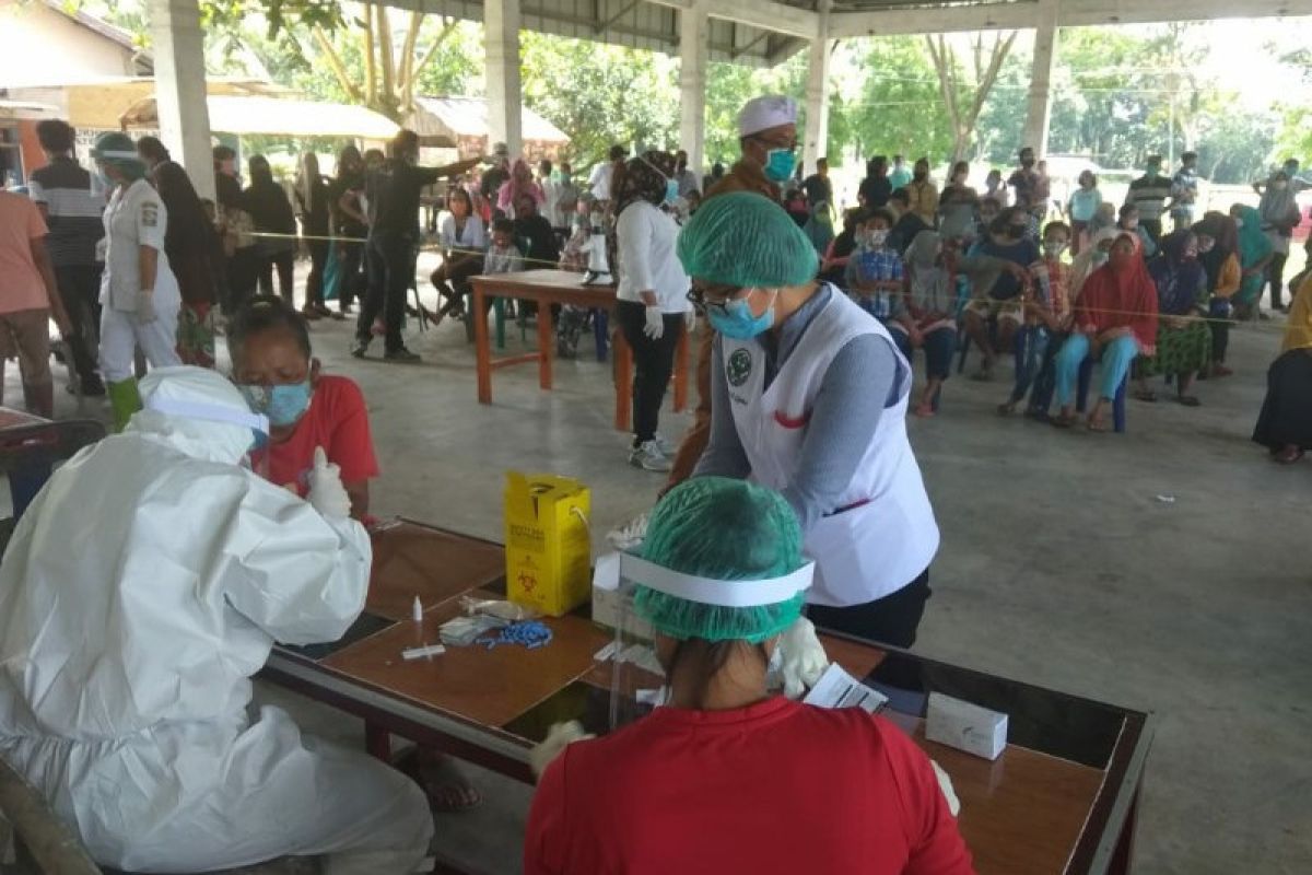 700-an warga dua desa di Simalungun rapid test, sembilan positif reaktif COVID-19