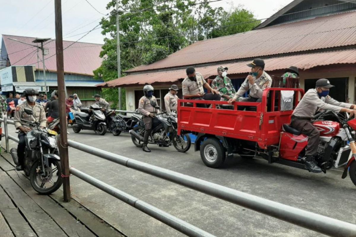Polri-TNI gelar patroli gabungan di Asmat untuk cegah virus corona