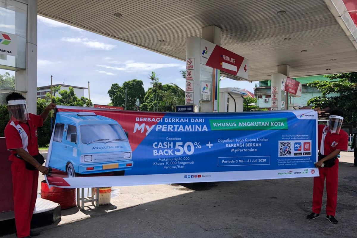 Pertamina beri cashback 50 persen untuk 10.000 angkutan kota