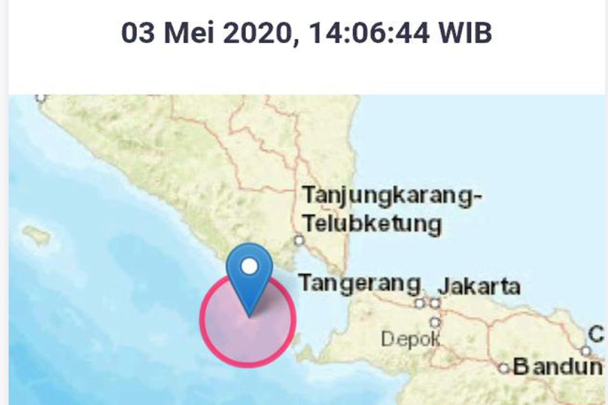 Warga Bandarlampung rasakan getaran gempa bumi Tanggamus