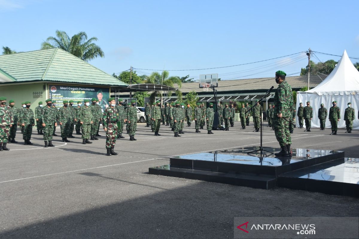 Danrem ingatkan anggota harus  responsif bantu rakyat yang mengalami kesulitan