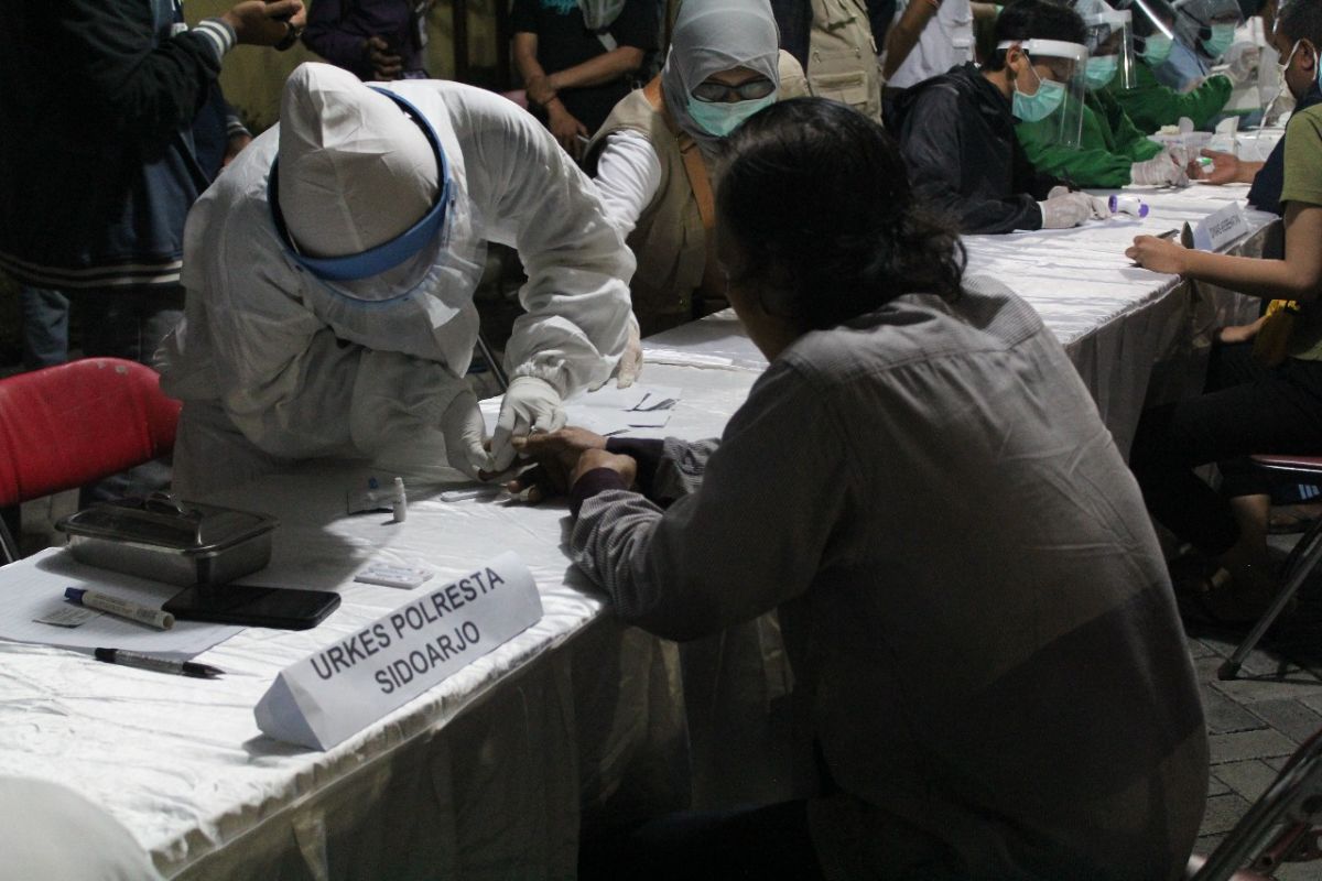 250 orang terjaring langgar jam malam PSBB di Sidoarjo