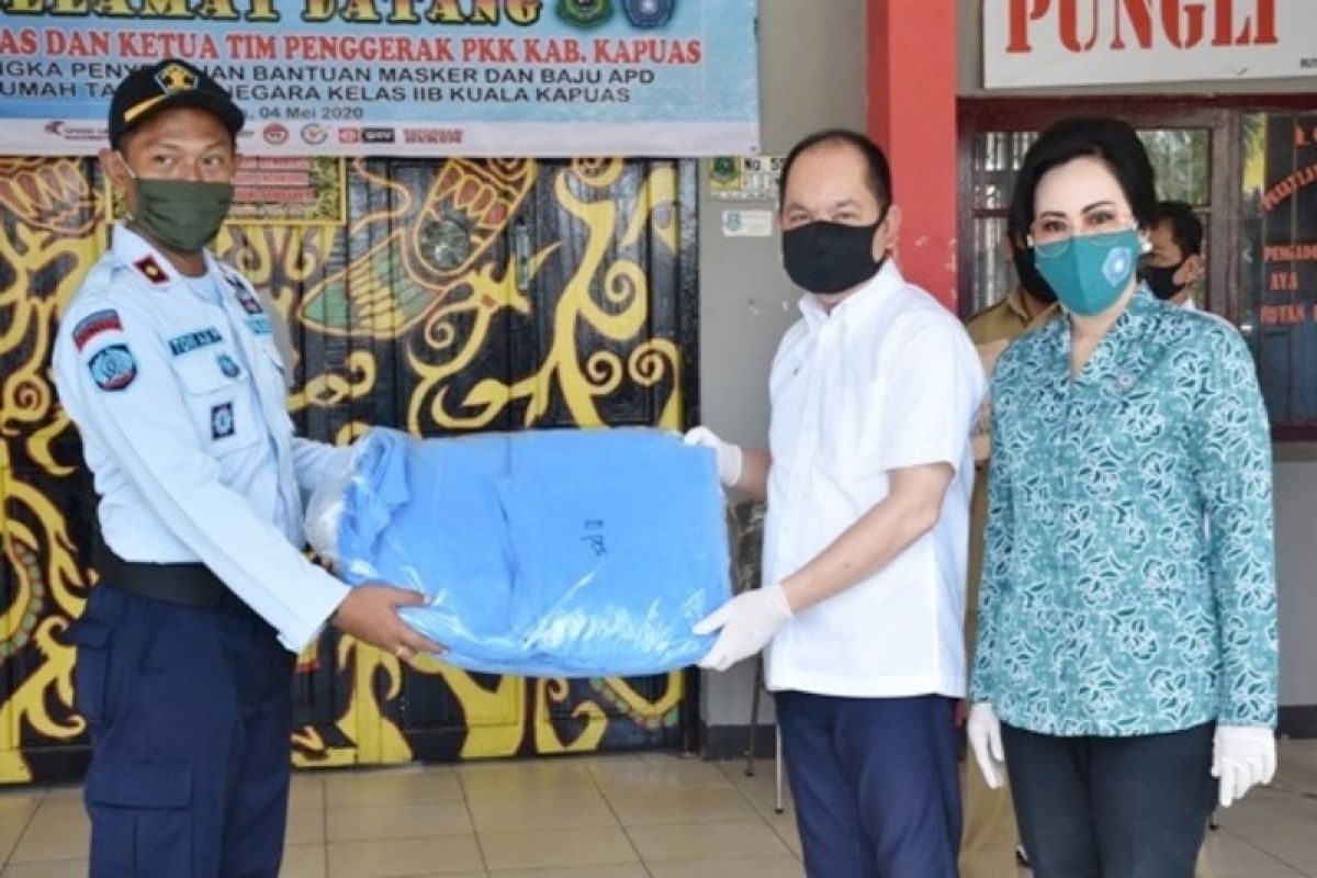 Penghuni Rutan Kapuas diberi bantuan