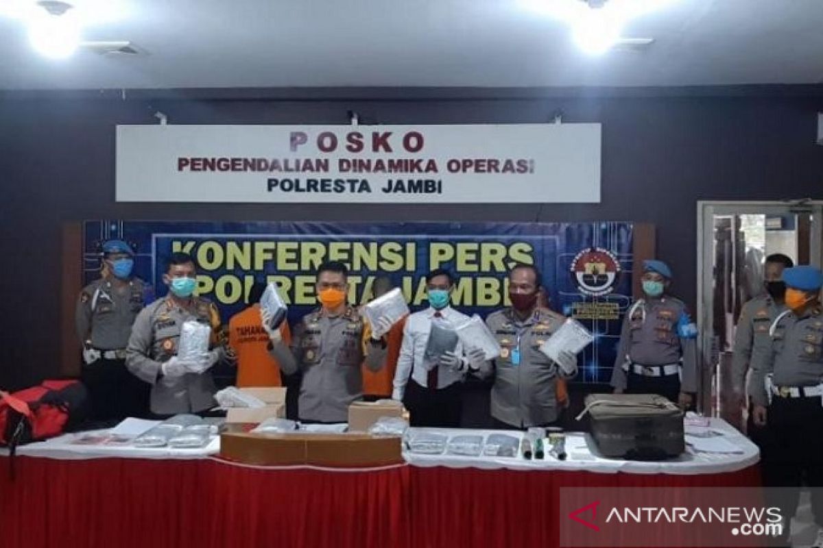 Polisi ungkap keterlibatan napi  Jambi kendalikan pengiriman ganja