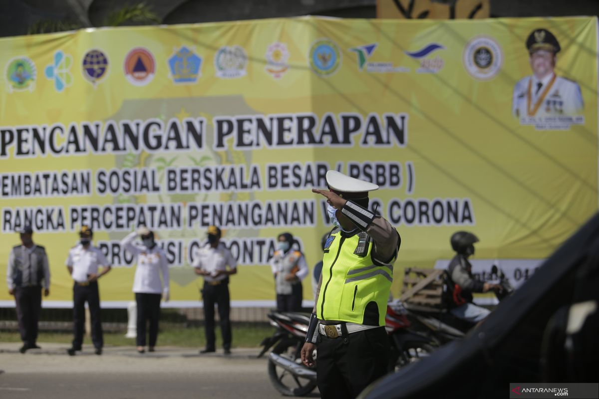 Suami-istri pun tidak boleh berboncengan selama PSBB di Gorontalo