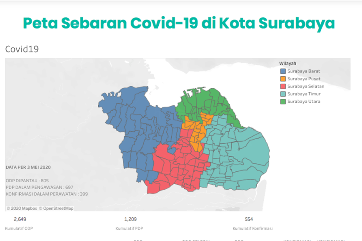 Ketua RT/RW di  Surabaya diminta tak malu jika ada warga positif corona