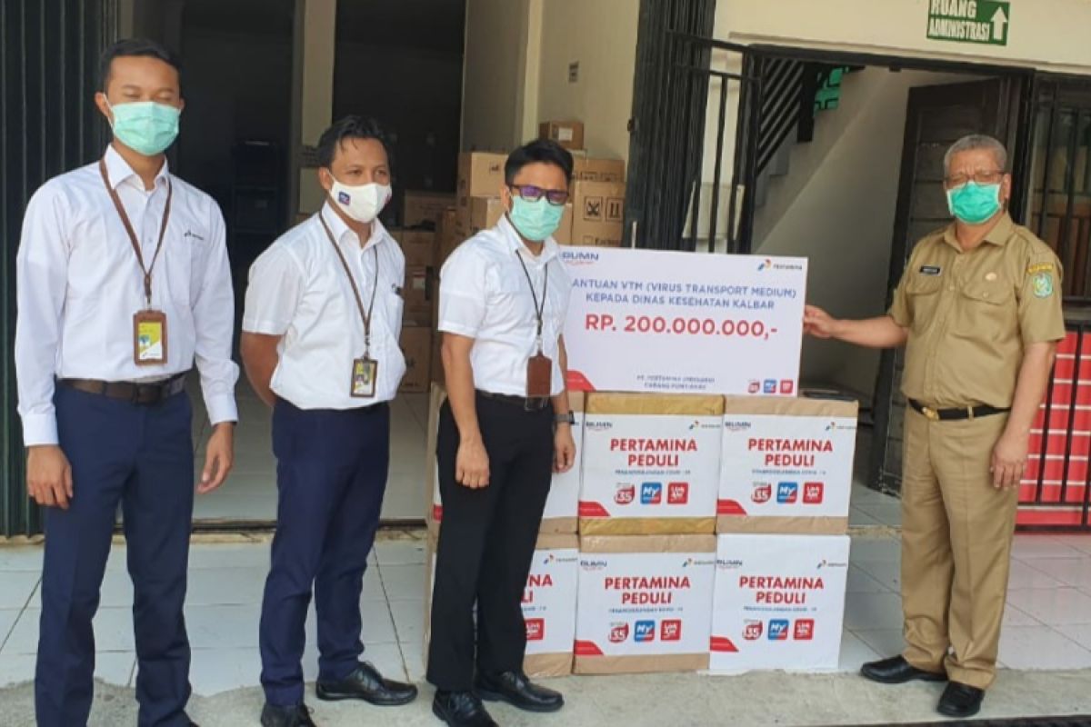 Pertamina berikan bantuan VTM pada Dinkes Kalbar senilai Rp200 juta