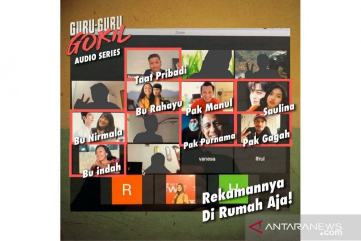 Berkenalan dengan para tokoh melalui "Guru-Guru Gokil Audio Series"