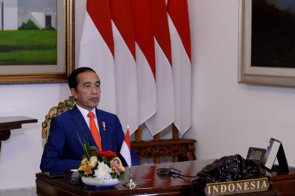 Presiden Jokowi sampaikan tiga prioritas bagi Gerakan Non-Blok atasi COVID-19