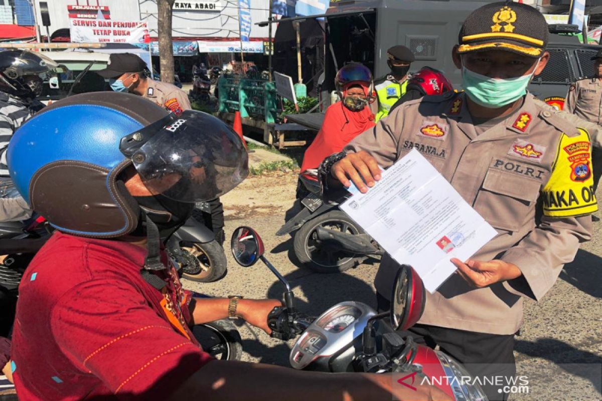 Wakapolresta : Masih banyak warga masuk Kota Banjarmasin karena bekerja