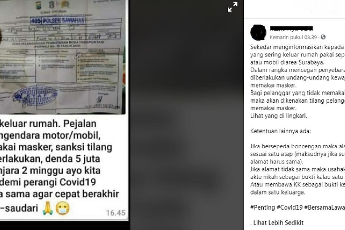 Polri tangani 103 kasus hoaks penyebaran COVID-19 di media sosial