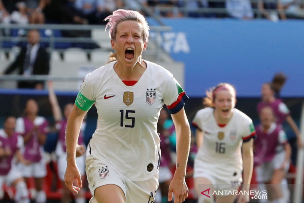 Megan Rapinoe terkejut tuntutan kesetaraan gaji ditolak hakim