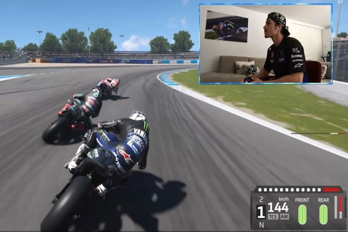 Saran dari juara eSport dunia bantu Maverick Vinales juarai grand prix virtual MotoGP